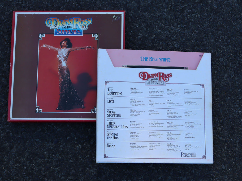 Diana Ross and the Supremes Reader's Digest Boxed Set of 6 LPs