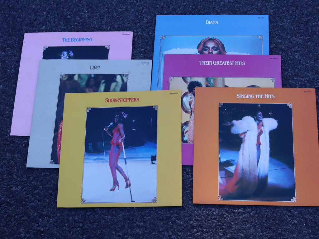 Diana Ross and the Supremes Reader's Digest Boxed Set of 6 LPs