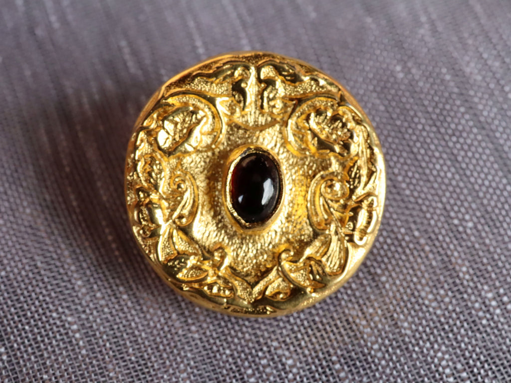Garnet Earrings in 14ct Gold Plate