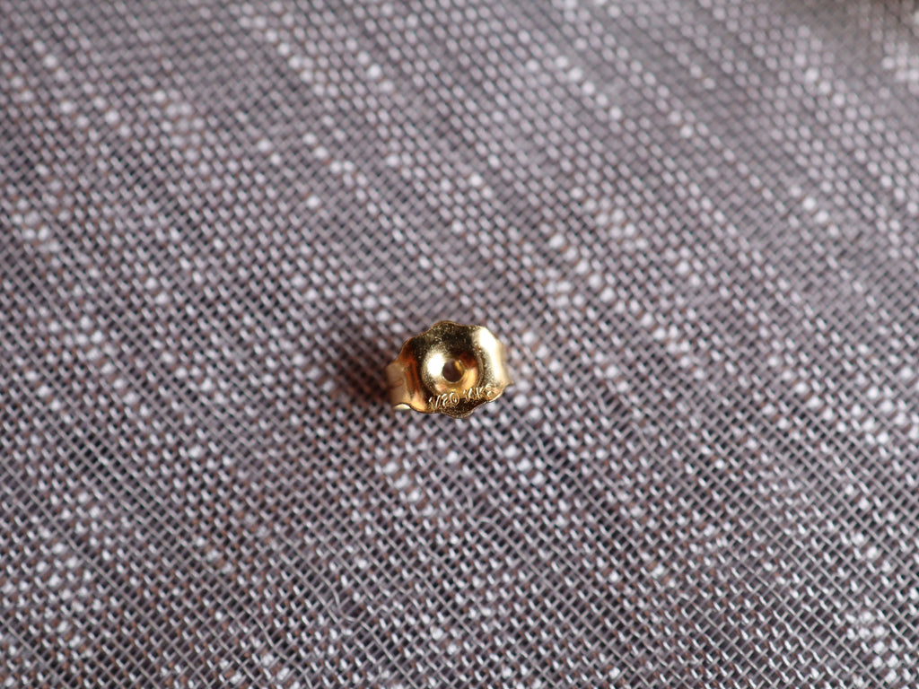 Garnet Earrings in 14ct Gold Plate