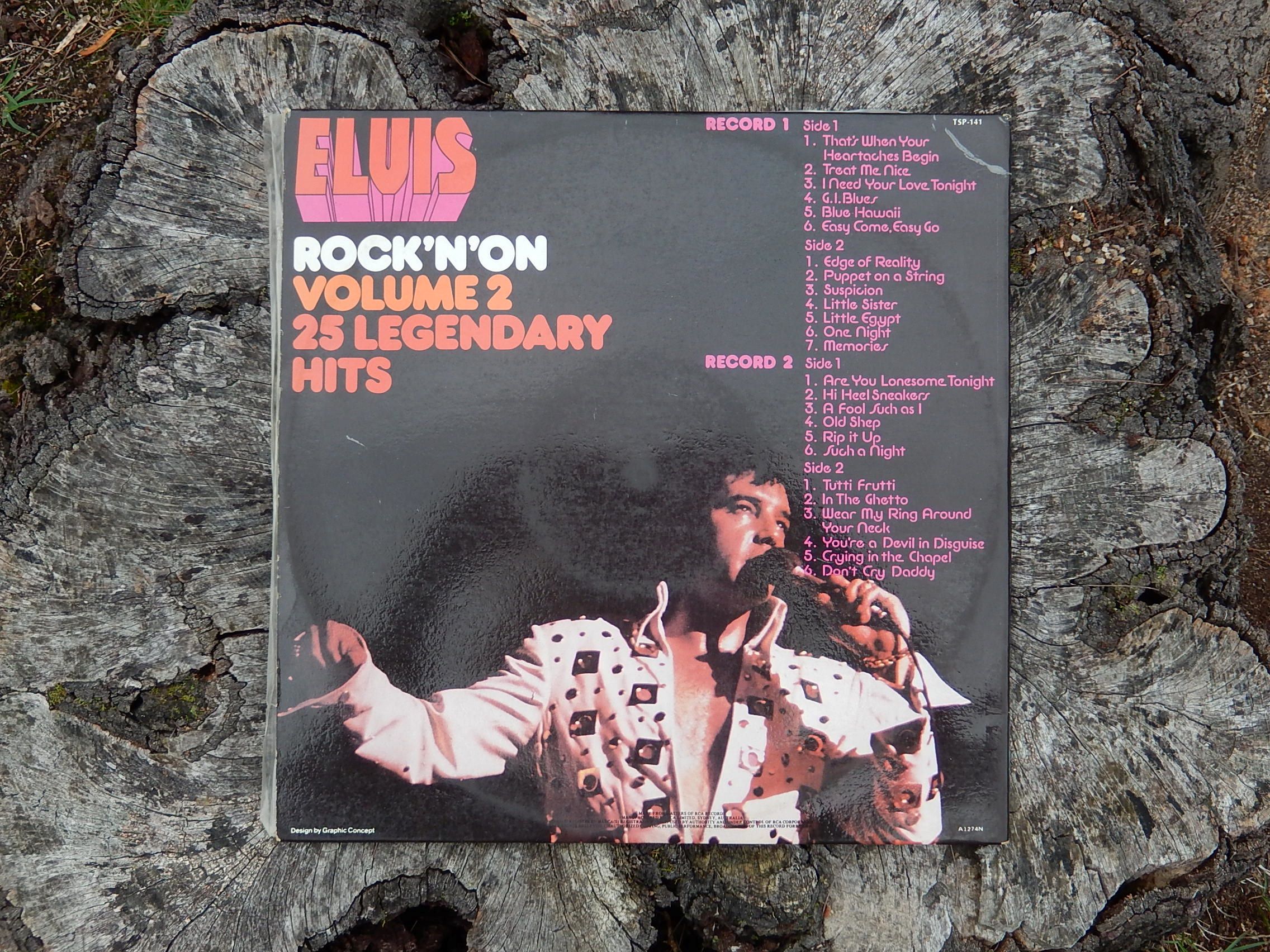 Elvis Record "Rock'n' On Volume 2" 1974