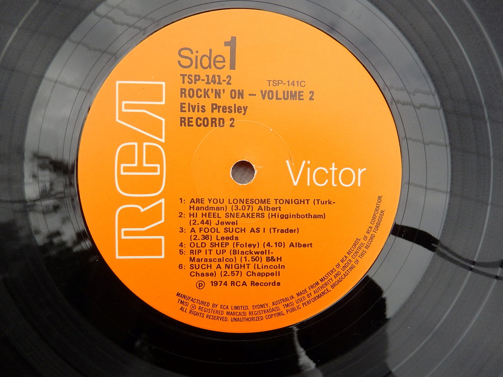 Elvis Record "Rock'n' On Volume 2" 1974