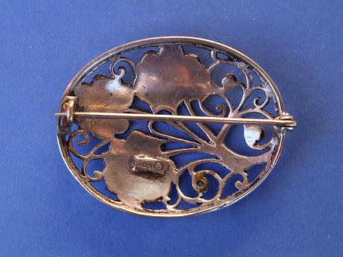 Continental Sterling Silver and Enamel