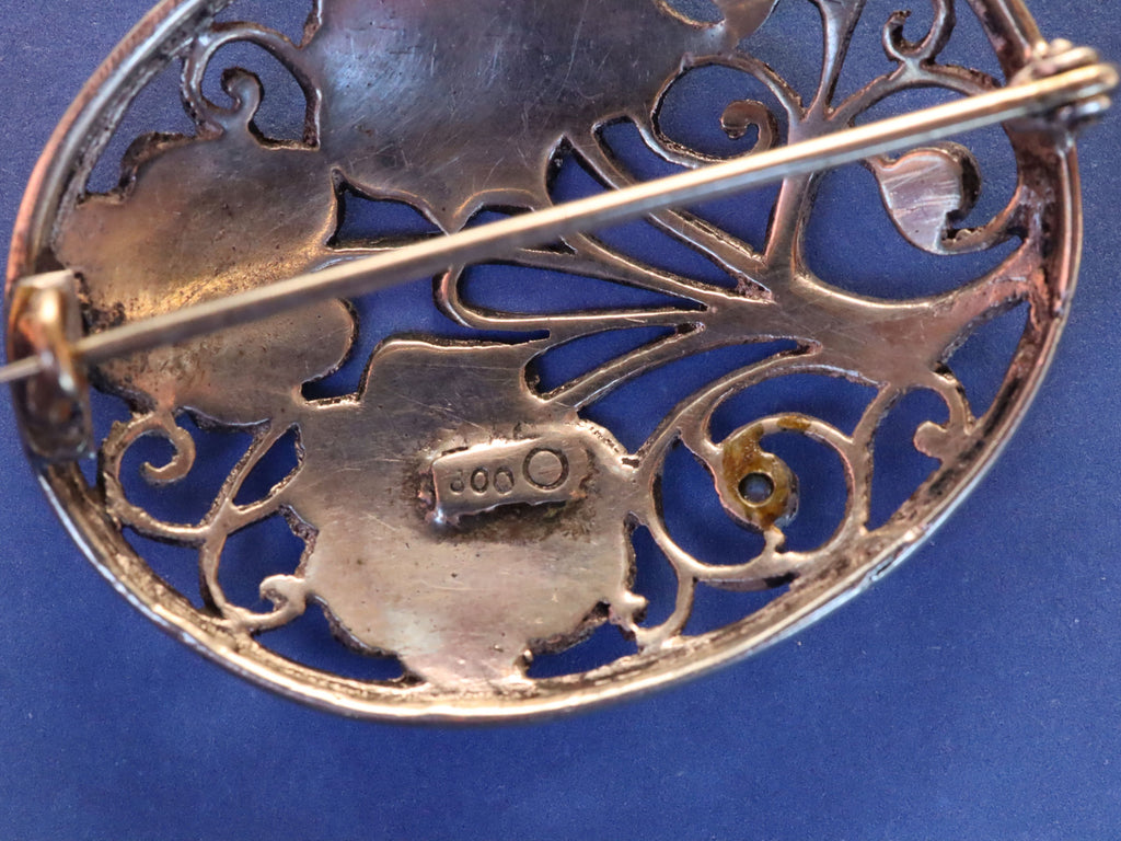 Continental Sterling Silver and Enamel
