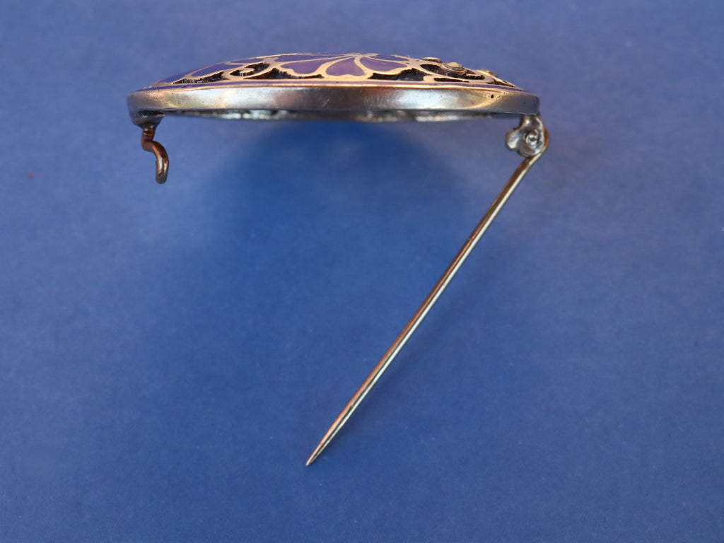 Continental Sterling Silver and Enamel