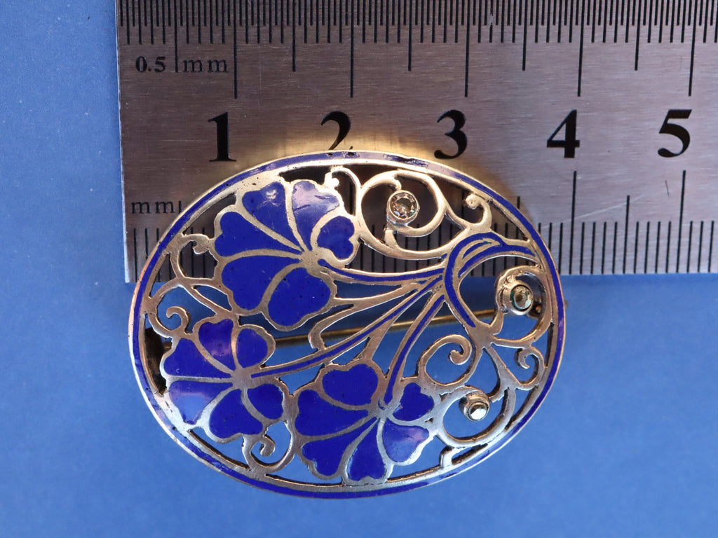 Continental Sterling Silver and Enamel