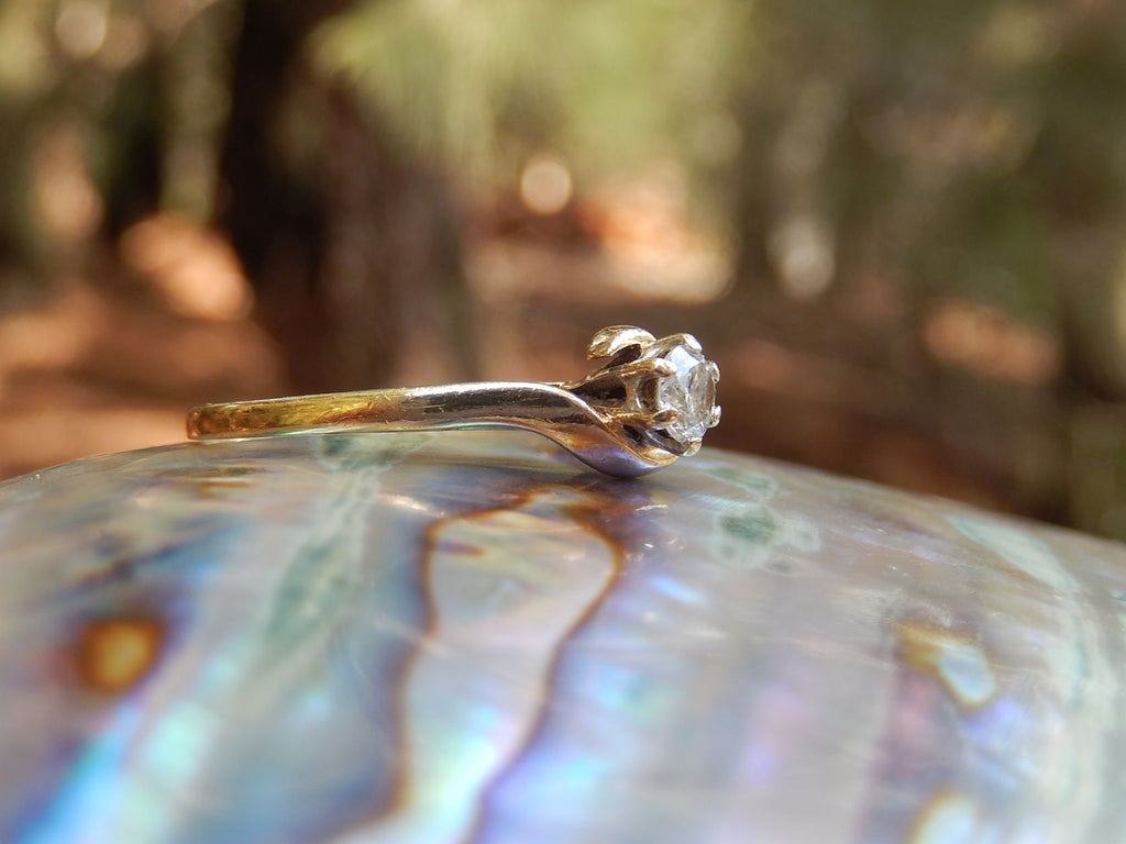 Diamond Solitaire ring in 9ct