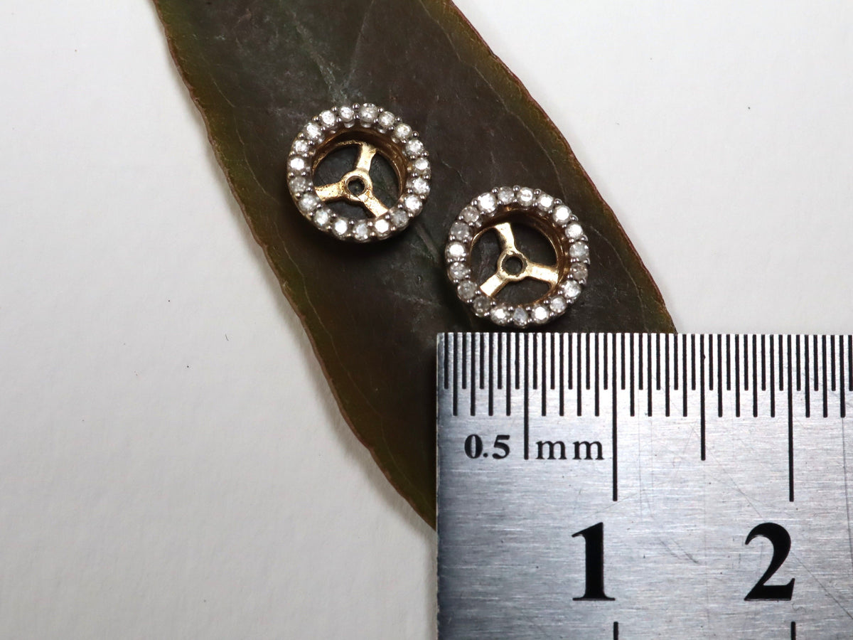 Diamond Earrings Enhancers in 14ct
