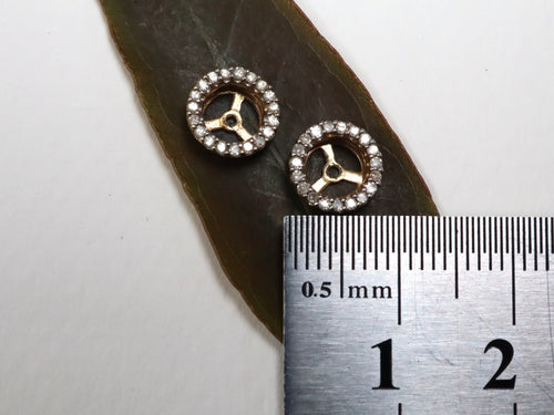 Diamond Earrings Enhancers in 14ct