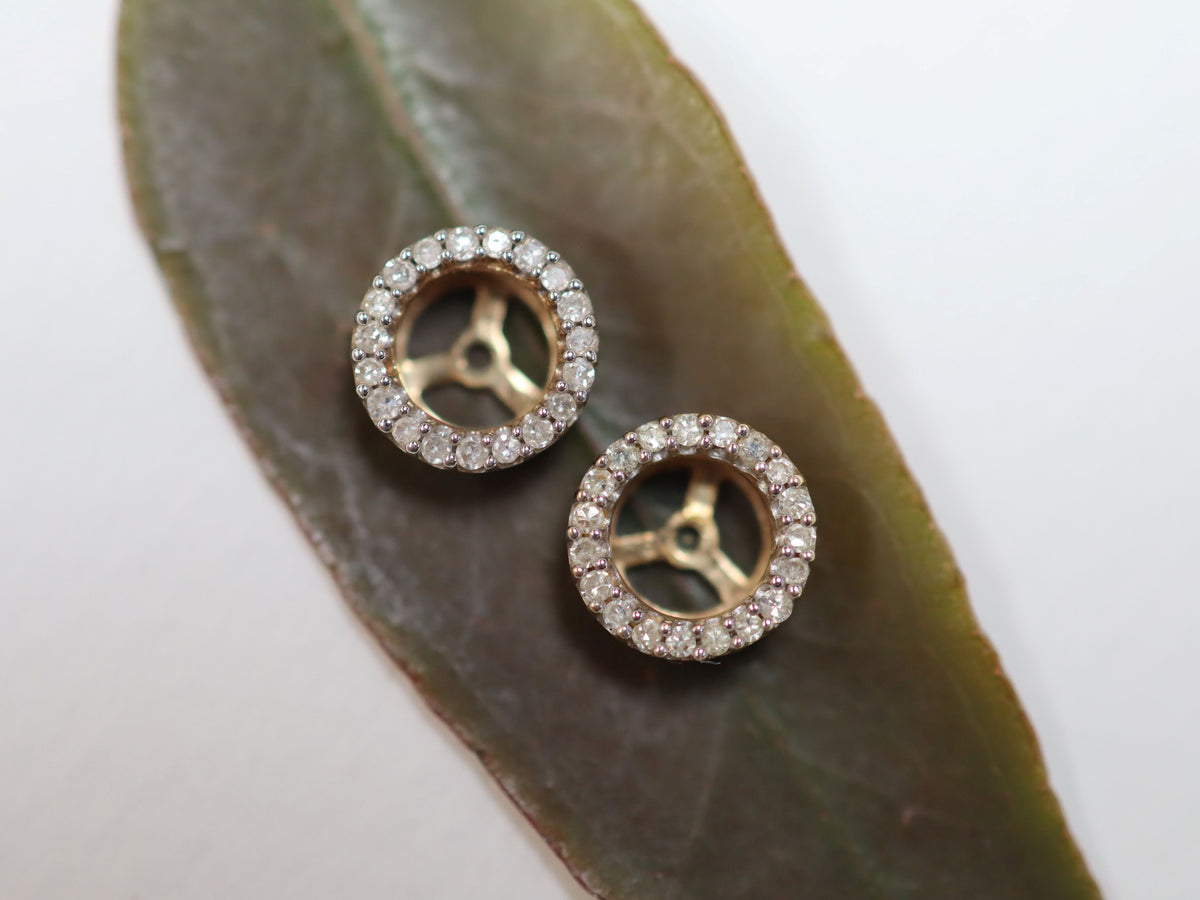 Diamond Earrings Enhancers in 14ct