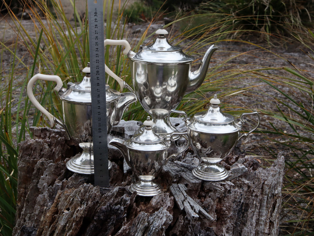 4 Piece EPNS Tea Set c.1920