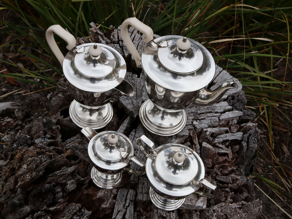 4 Piece EPNS Tea Set c.1920