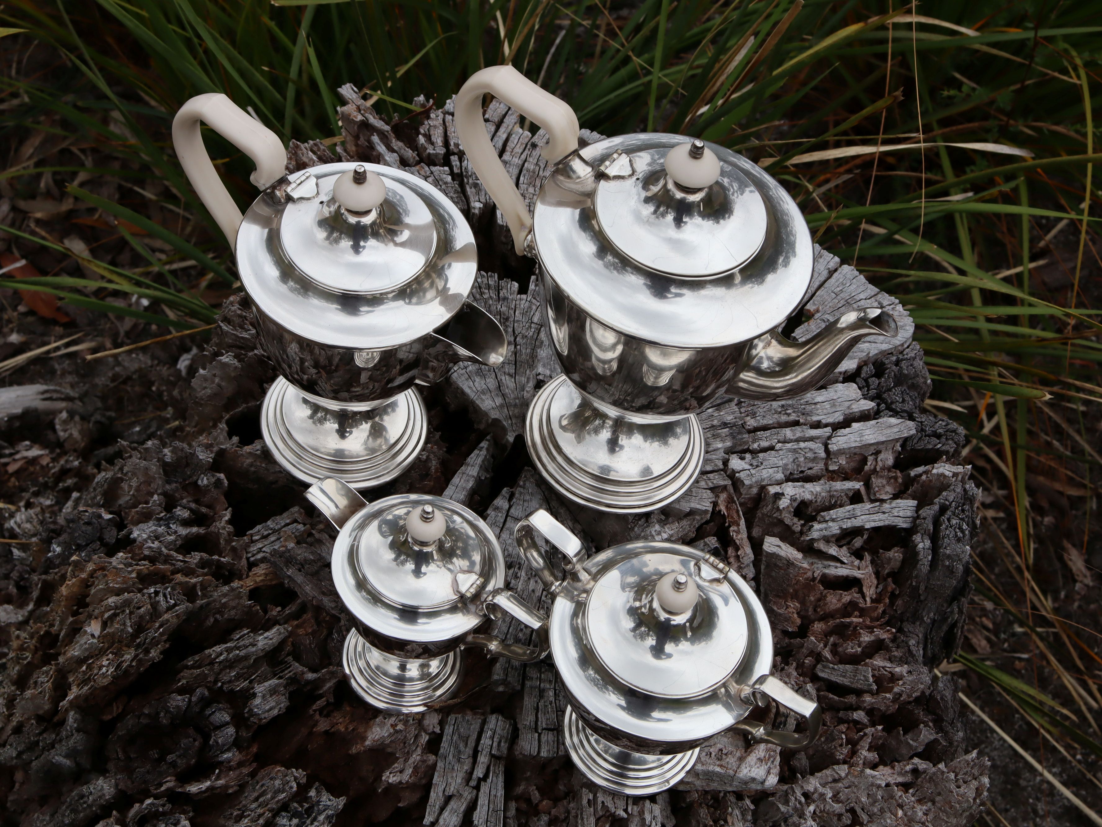4 Piece EPNS Tea Set c.1920