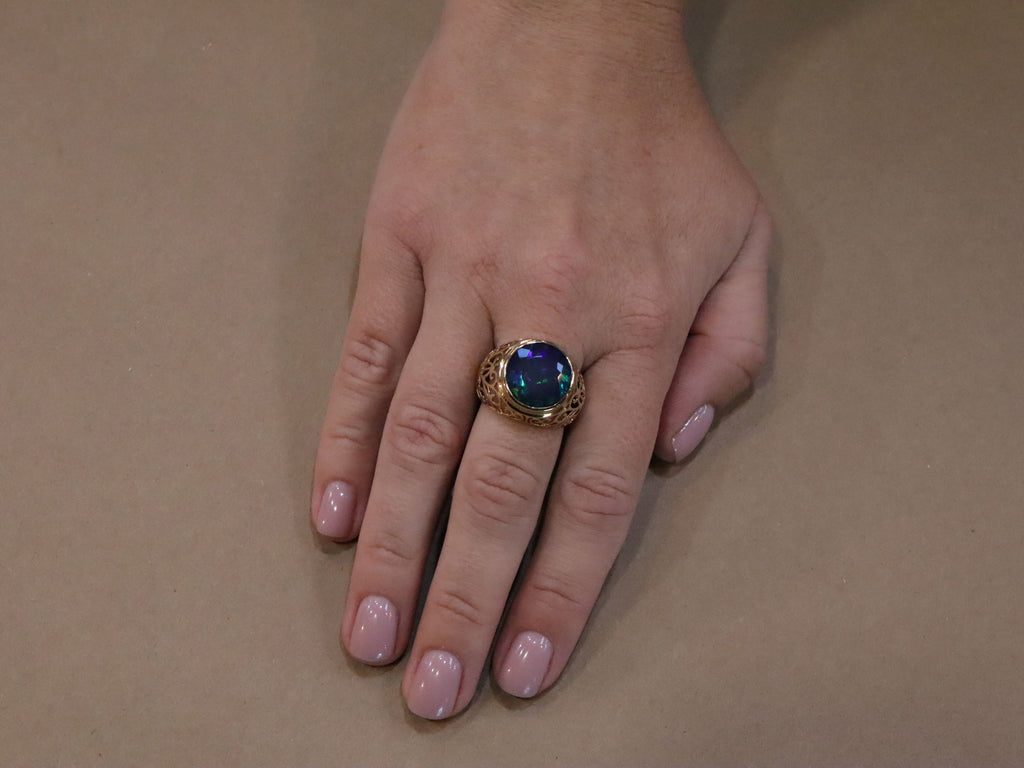 Opal in 14ct Gold Ring