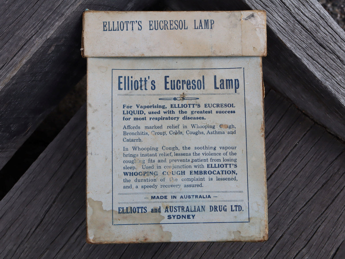 Elliot's Eucresol Lamp c.1900