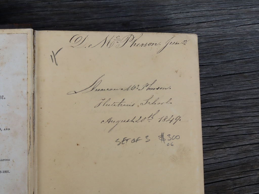 History of Europe by Archibald Alison in 3 Volumes 1847 and 1849