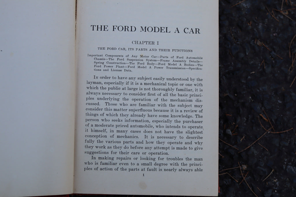 The Ford Model A Car, by Victor W Page