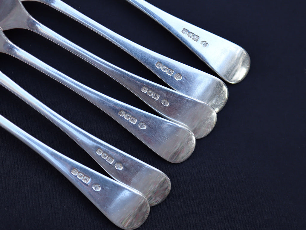 6 Sterling Silver Forks, London 1913 William Hutton & Sons