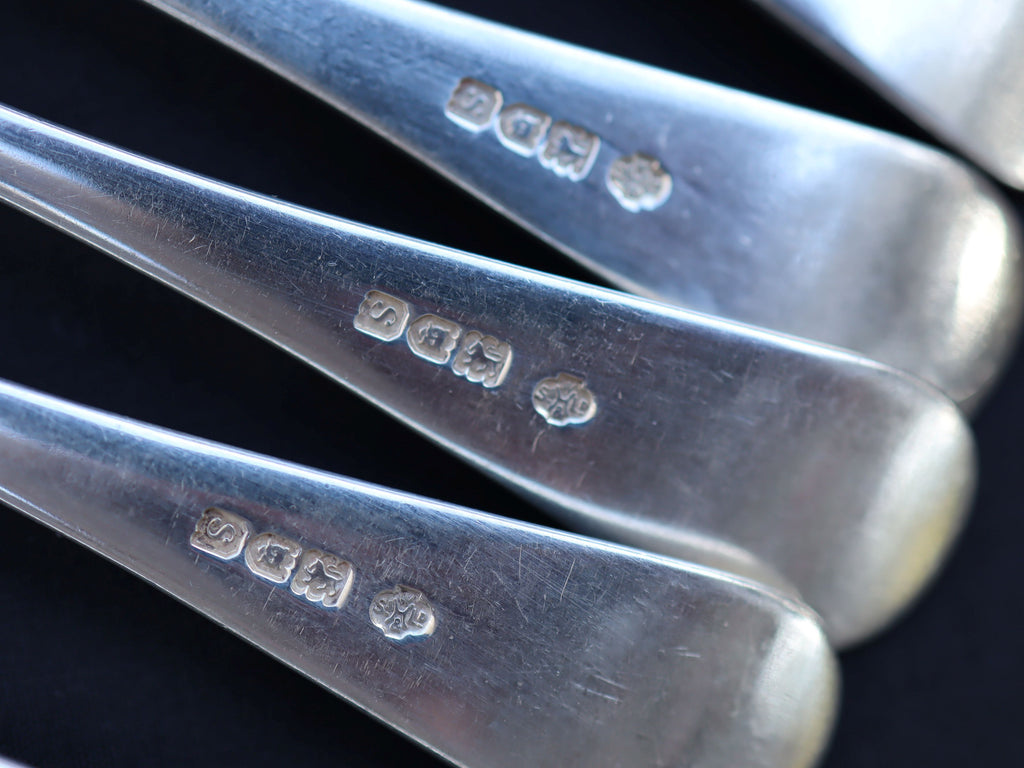 6 Sterling Silver Forks, London 1913 William Hutton & Sons