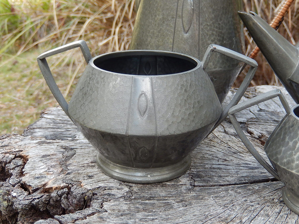 Art Deco Pewter Tea Set