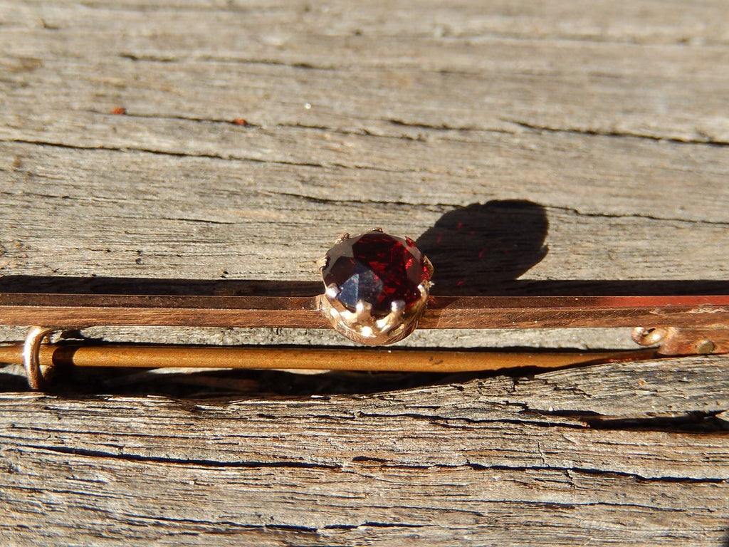 Garnet Brooch in 9ct