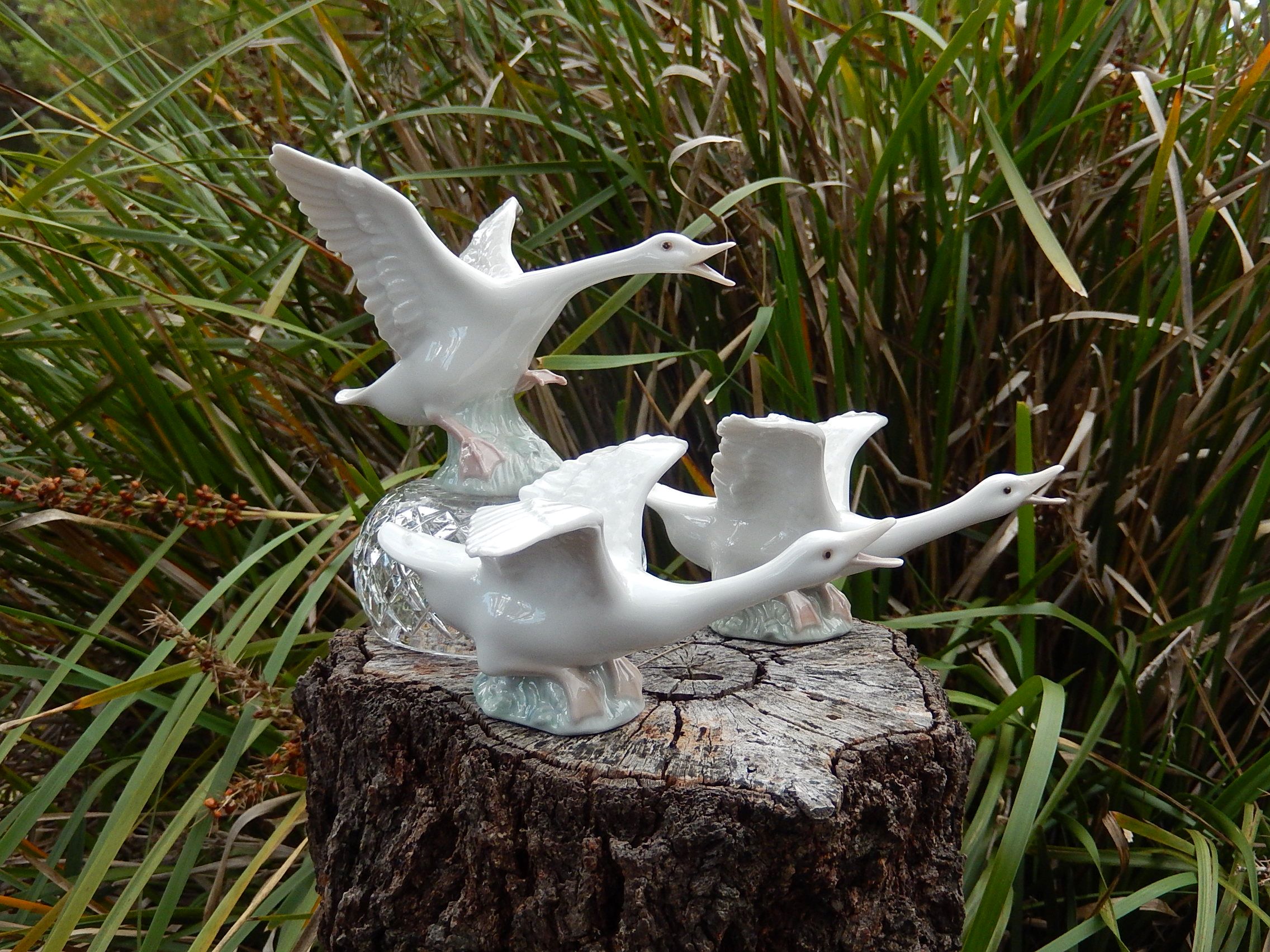 Lladro Goose Figurines