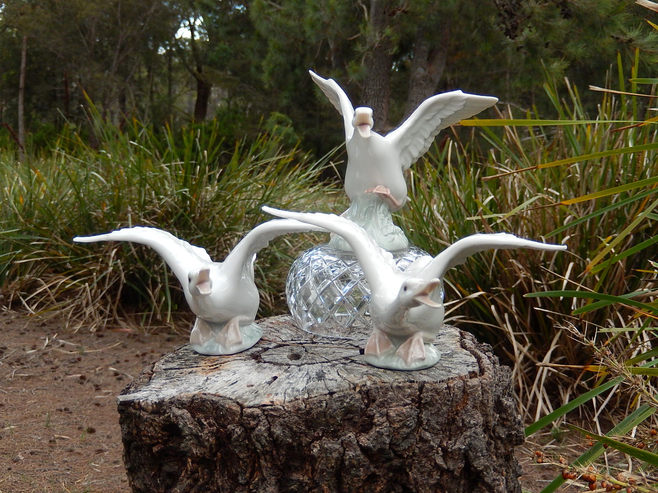 Lladro Goose Figurines