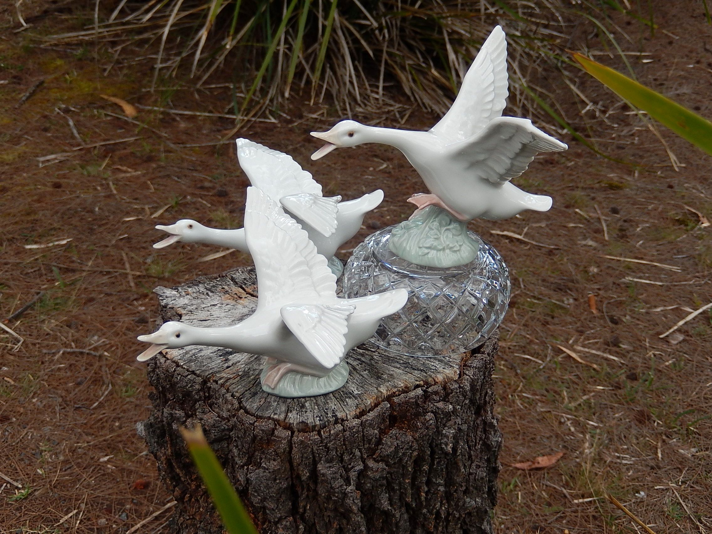Lladro Goose Figurines
