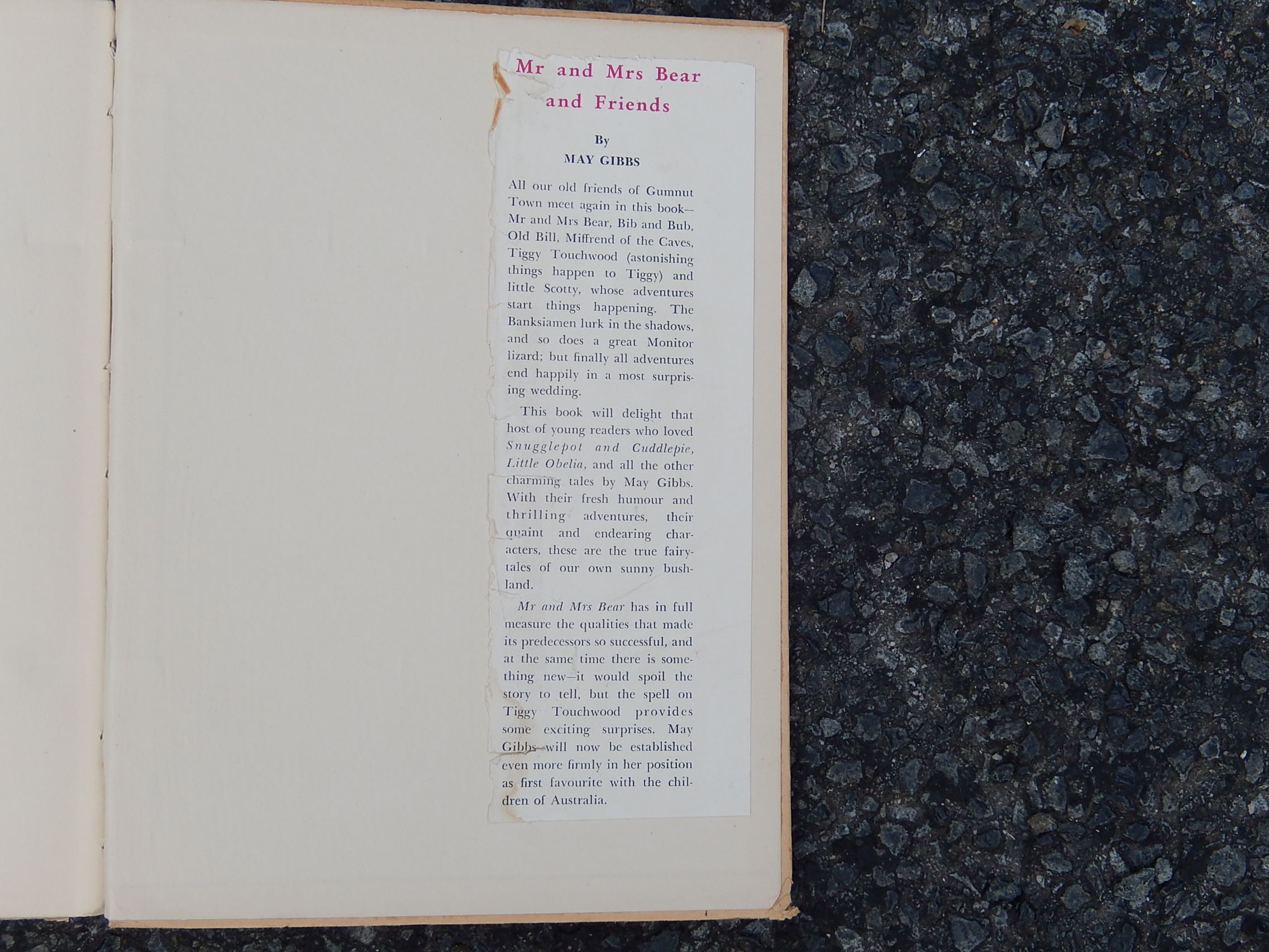 May Gibbs Children's Book