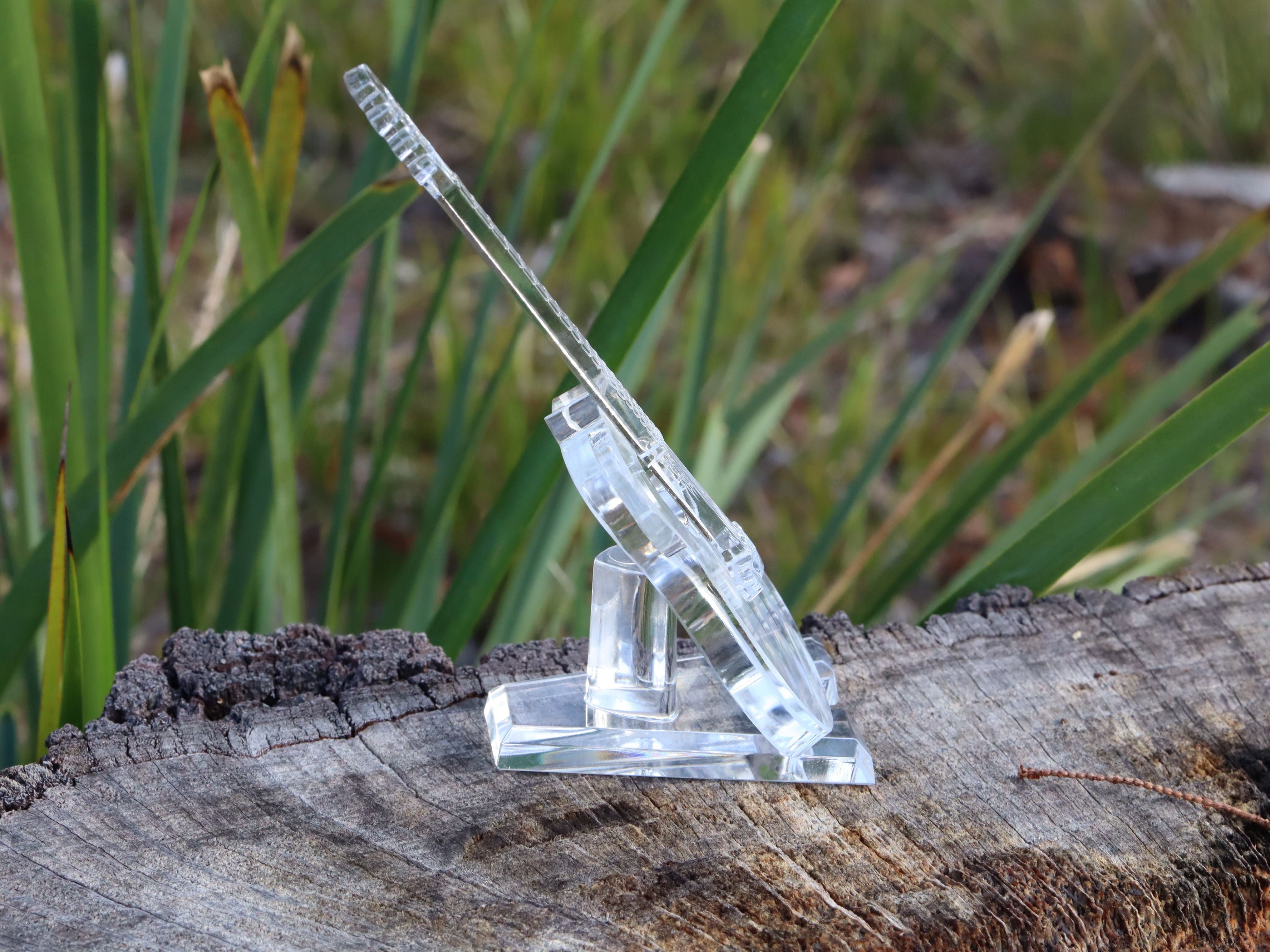 Crystal Guitar on Stand