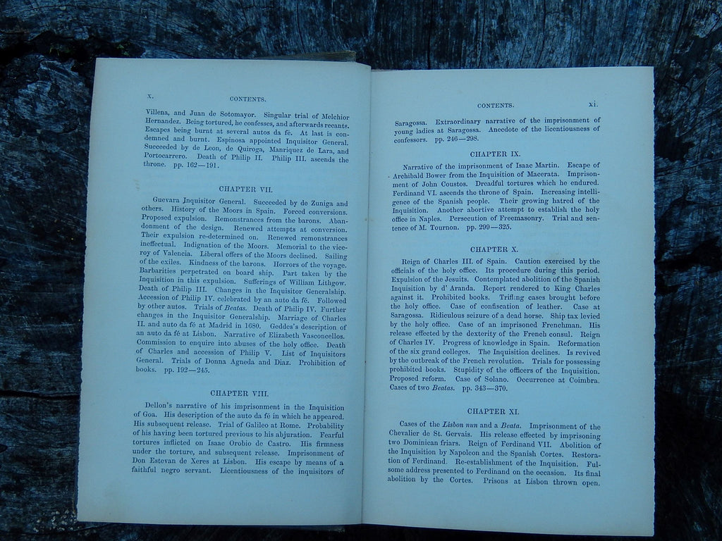 "History of the Inquisition from its establishment to the present time" Published in 1850