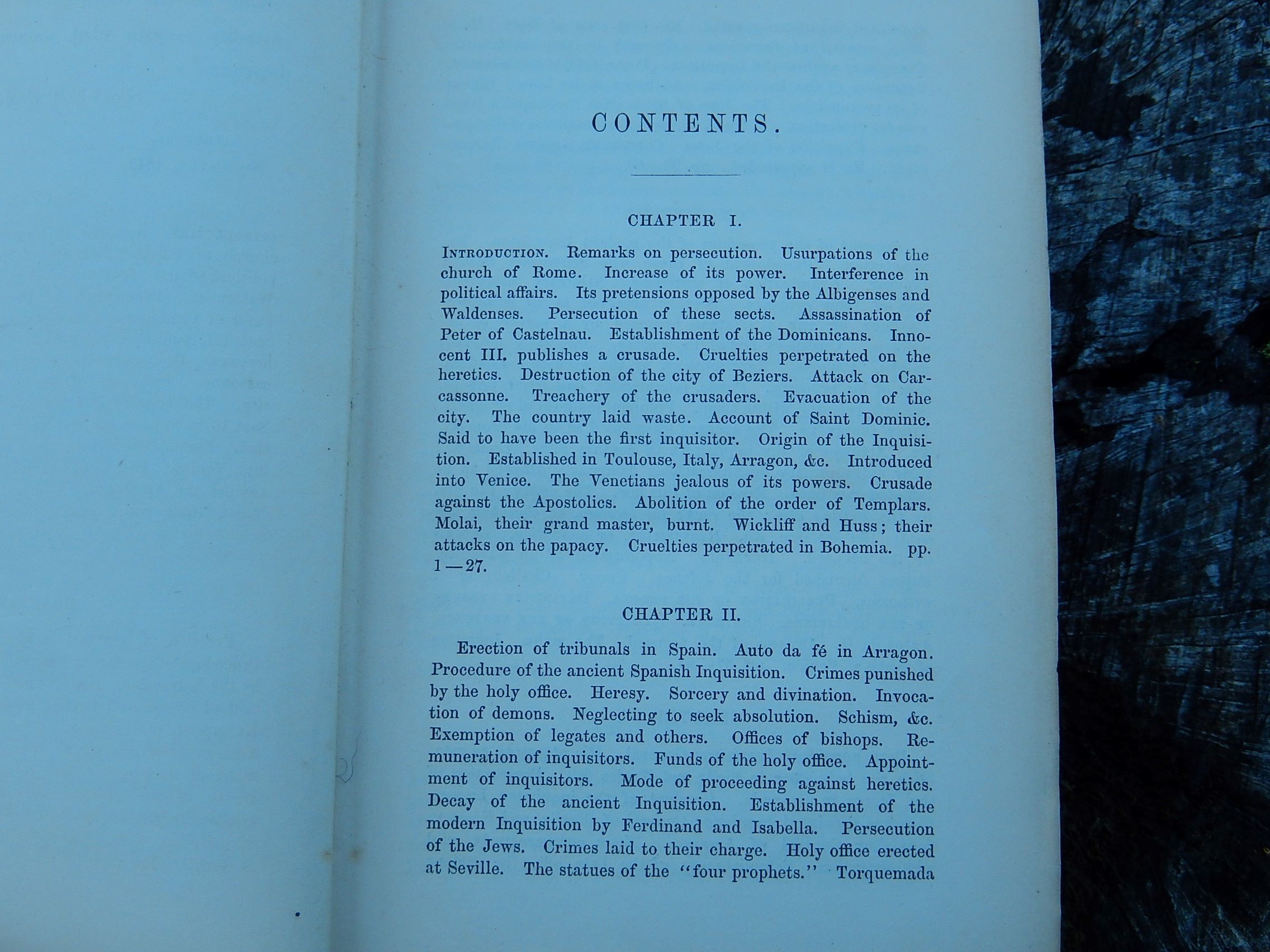 "History of the Inquisition from its establishment to the present time" Published in 1850