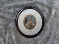 Hand Painted Ivory Framed Miniature Portrait c.1880