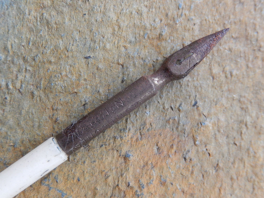 Antique Ivory Handled Nib Pen