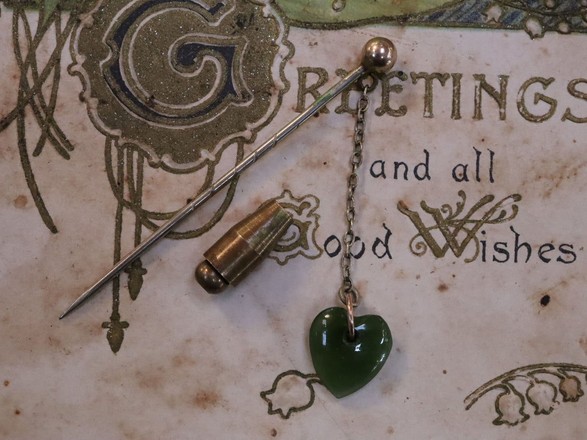 Jade 9ct and Sterling
