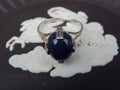 Jadeite and Sterling Ring