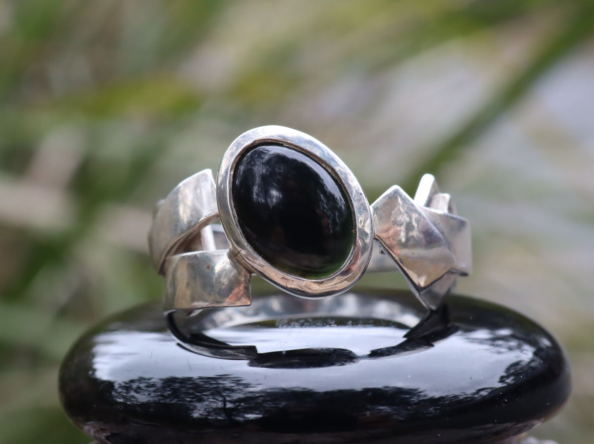 Black Jade in Sterling