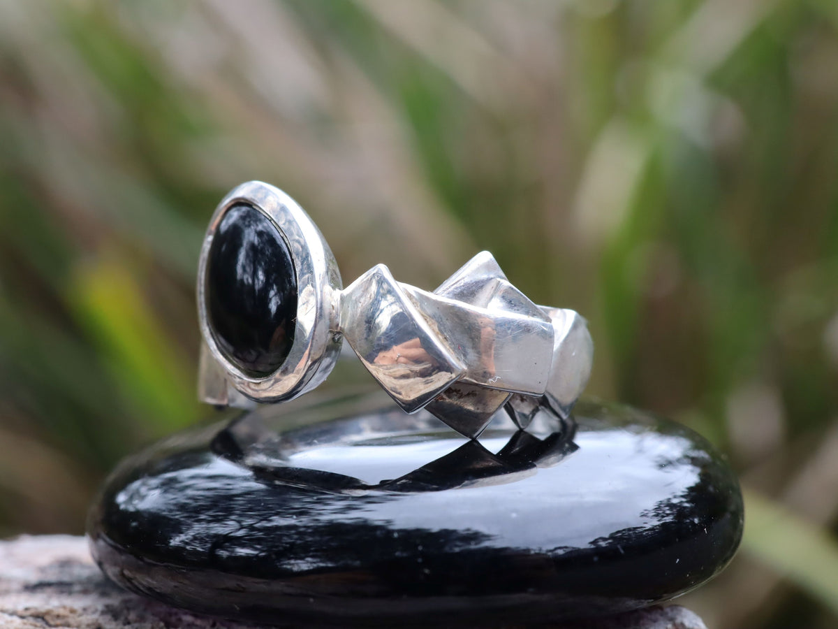 Black Jade in Sterling