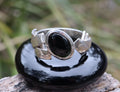 Black Jade in Sterling