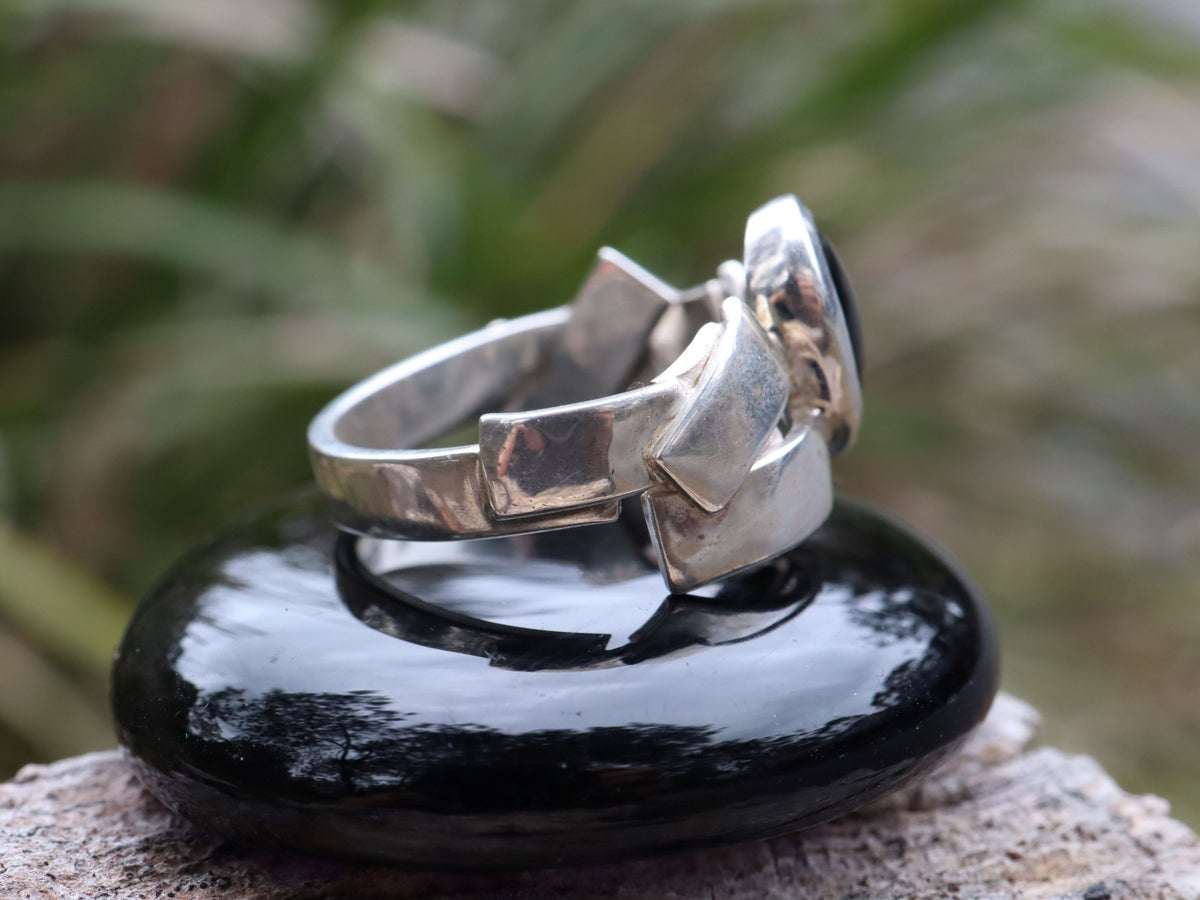 Black Jade in Sterling
