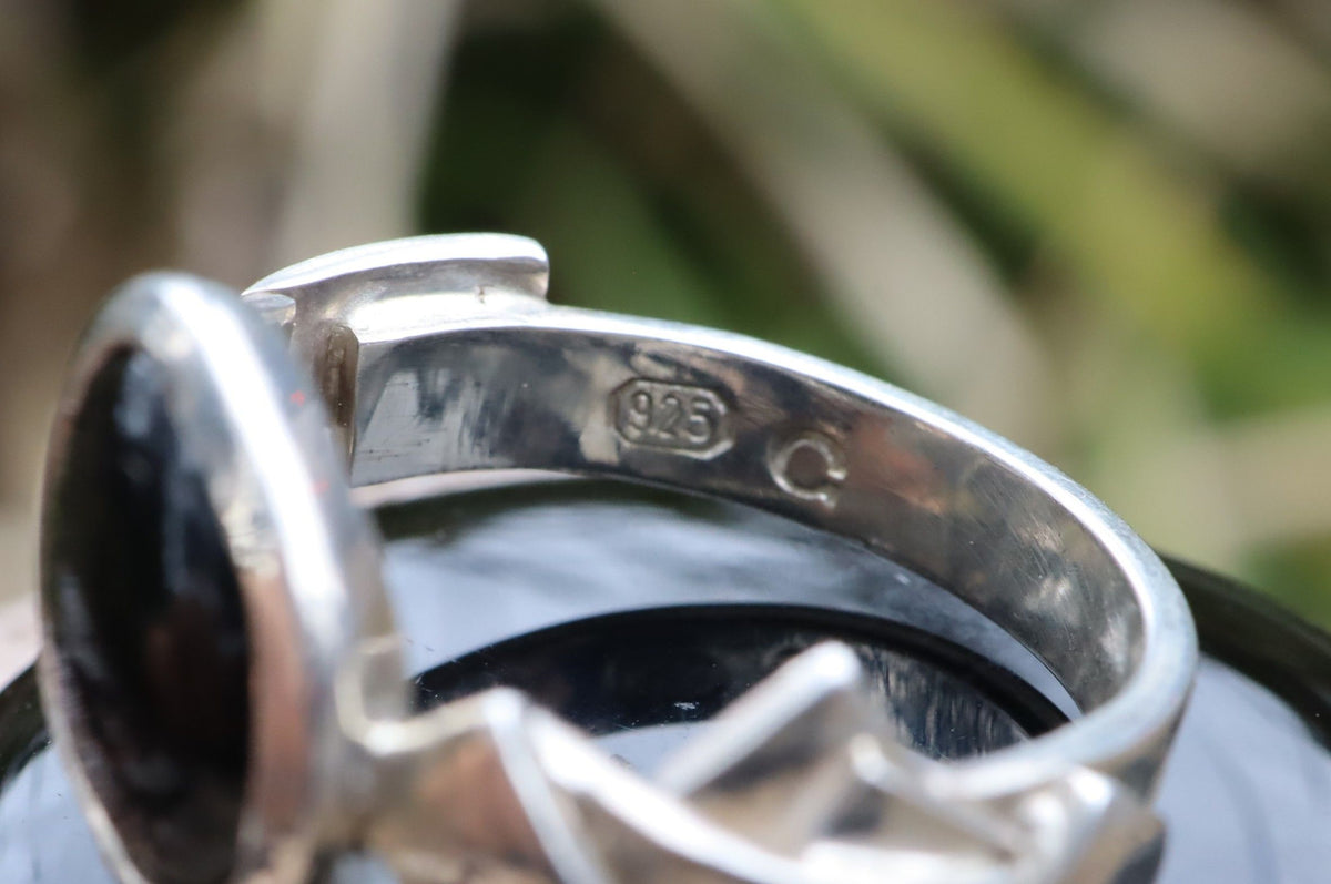 Black Jade in Sterling