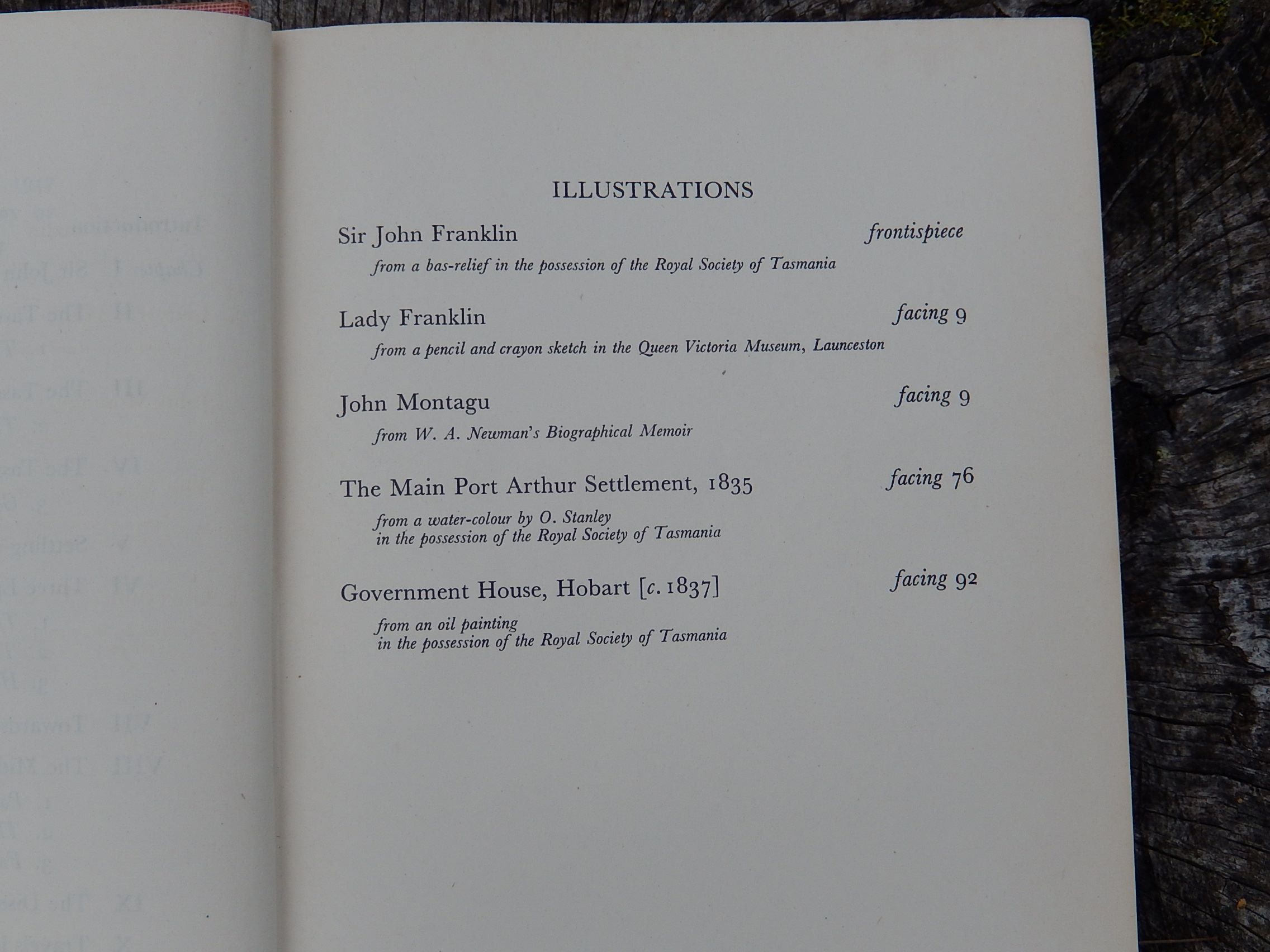 Vintage Book "Sir John Franklin in Tasmania 1837-1843" by Kathleen Fitzpatrick 1949