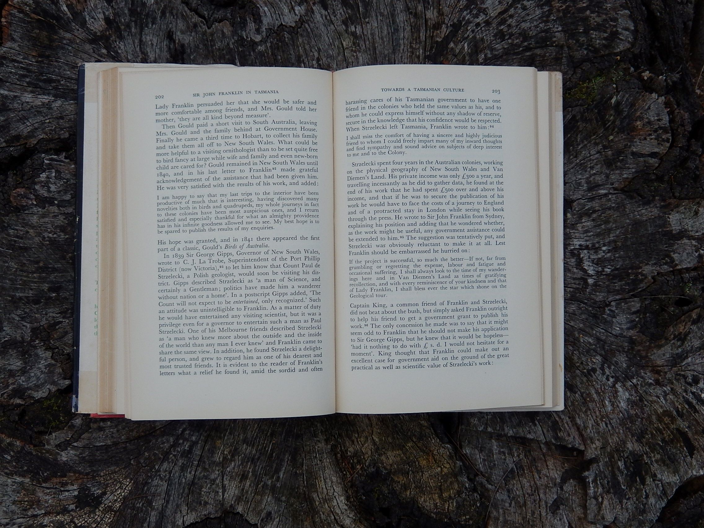 Vintage Book "Sir John Franklin in Tasmania 1837-1843" by Kathleen Fitzpatrick 1949