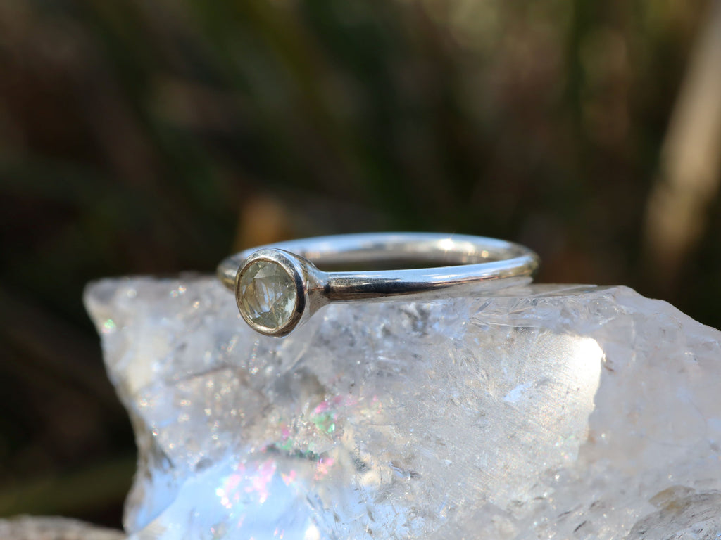 Killiecrankie Diamond Ring in Sterling Silver