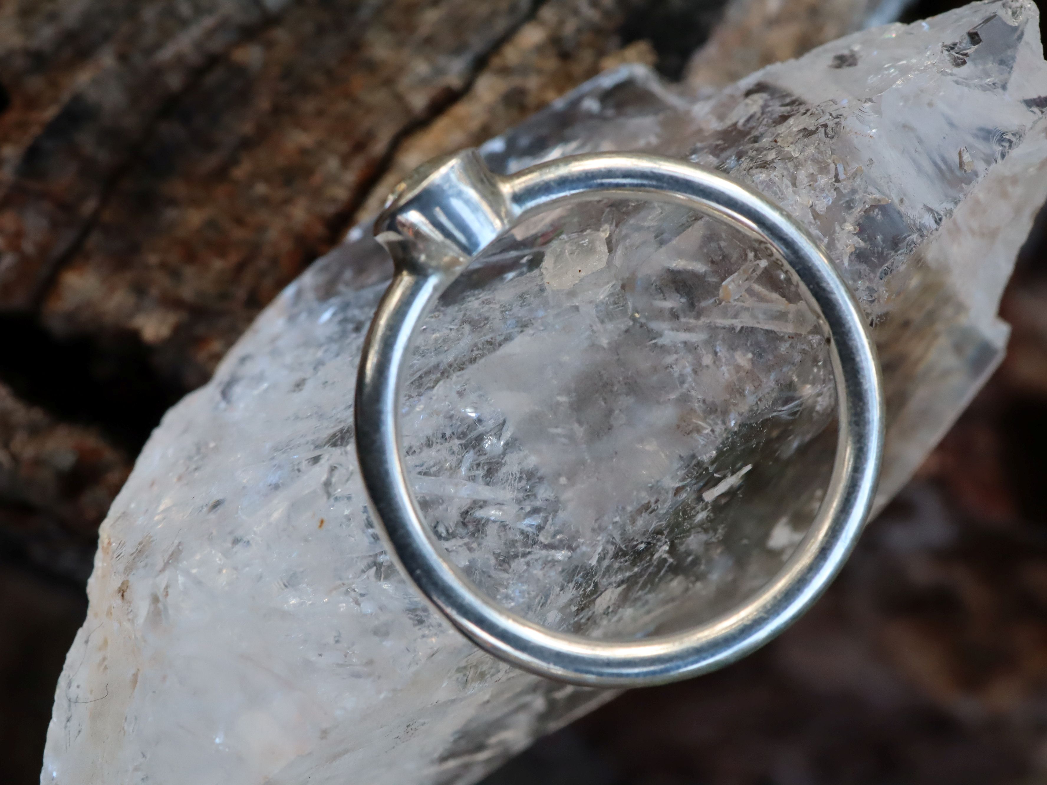 Killiecrankie Diamond Ring in Sterling Silver