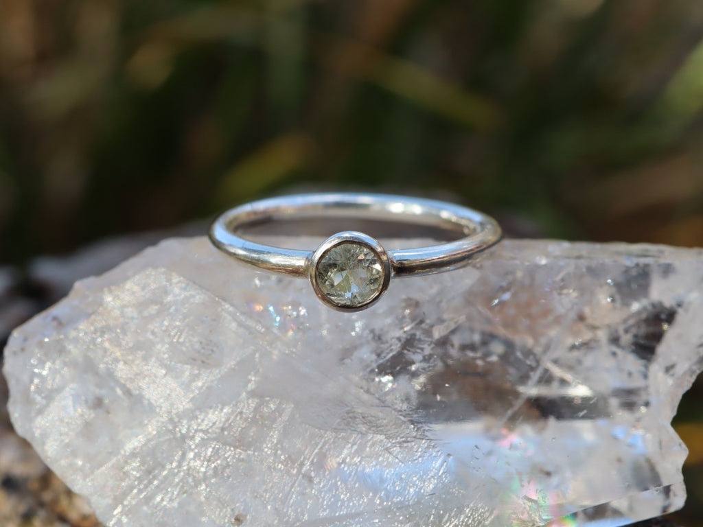 Killiecrankie Diamond Ring in Sterling Silver