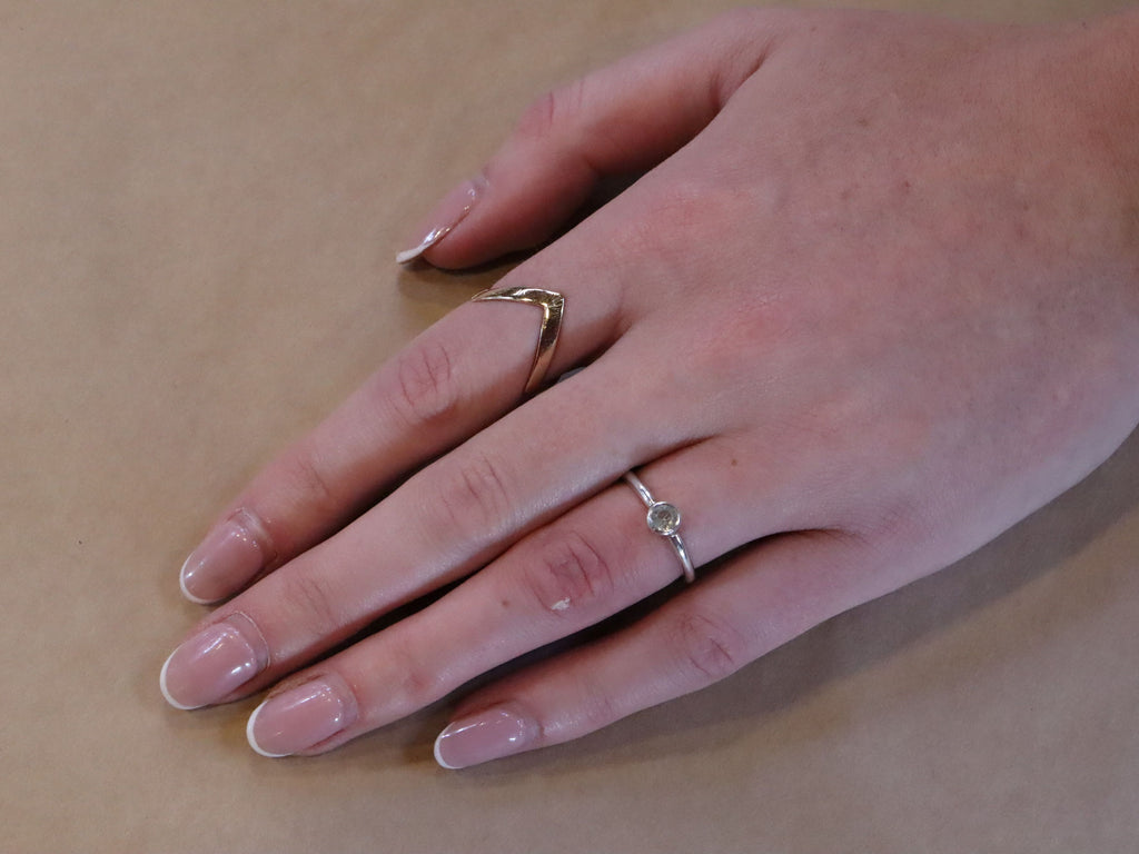 Killiecrankie Diamond Ring in Sterling Silver
