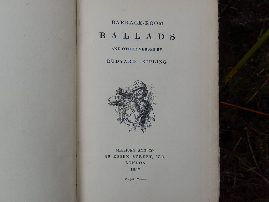 Barrack-Room Ballads' by Rudyard Kipling 1897