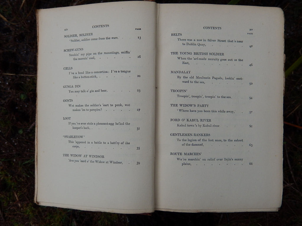 Barrack-Room Ballads' by Rudyard Kipling 1897