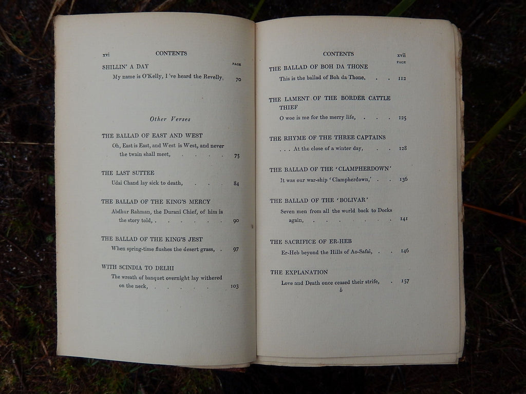 Barrack-Room Ballads' by Rudyard Kipling 1897